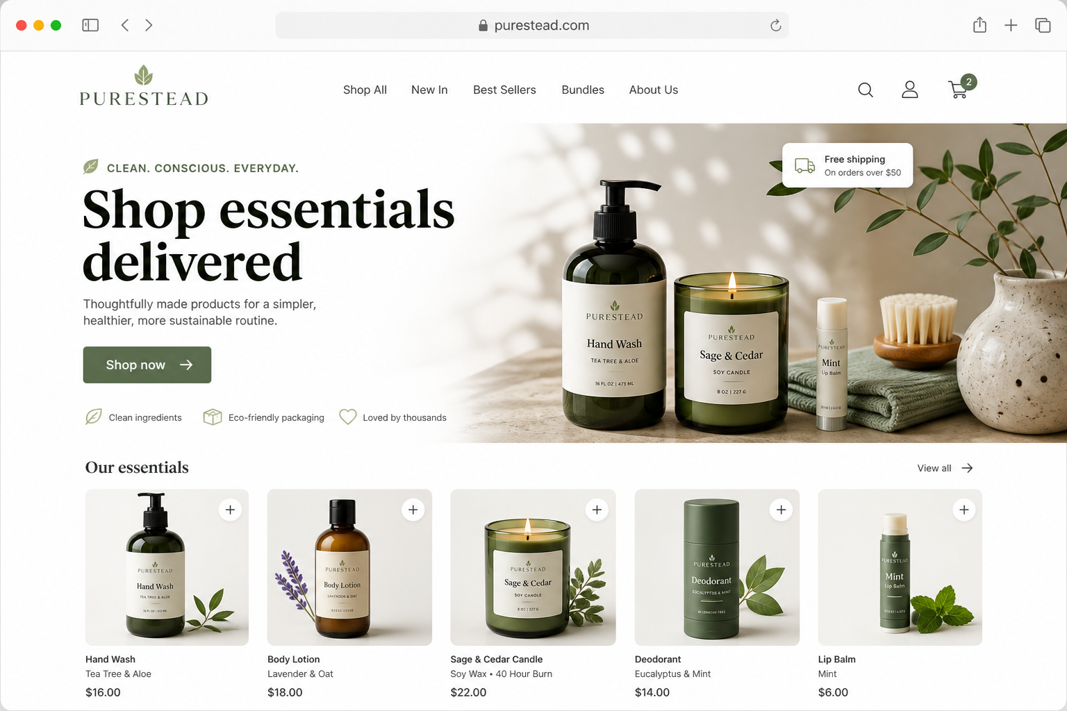 E-commerce & D2C shop