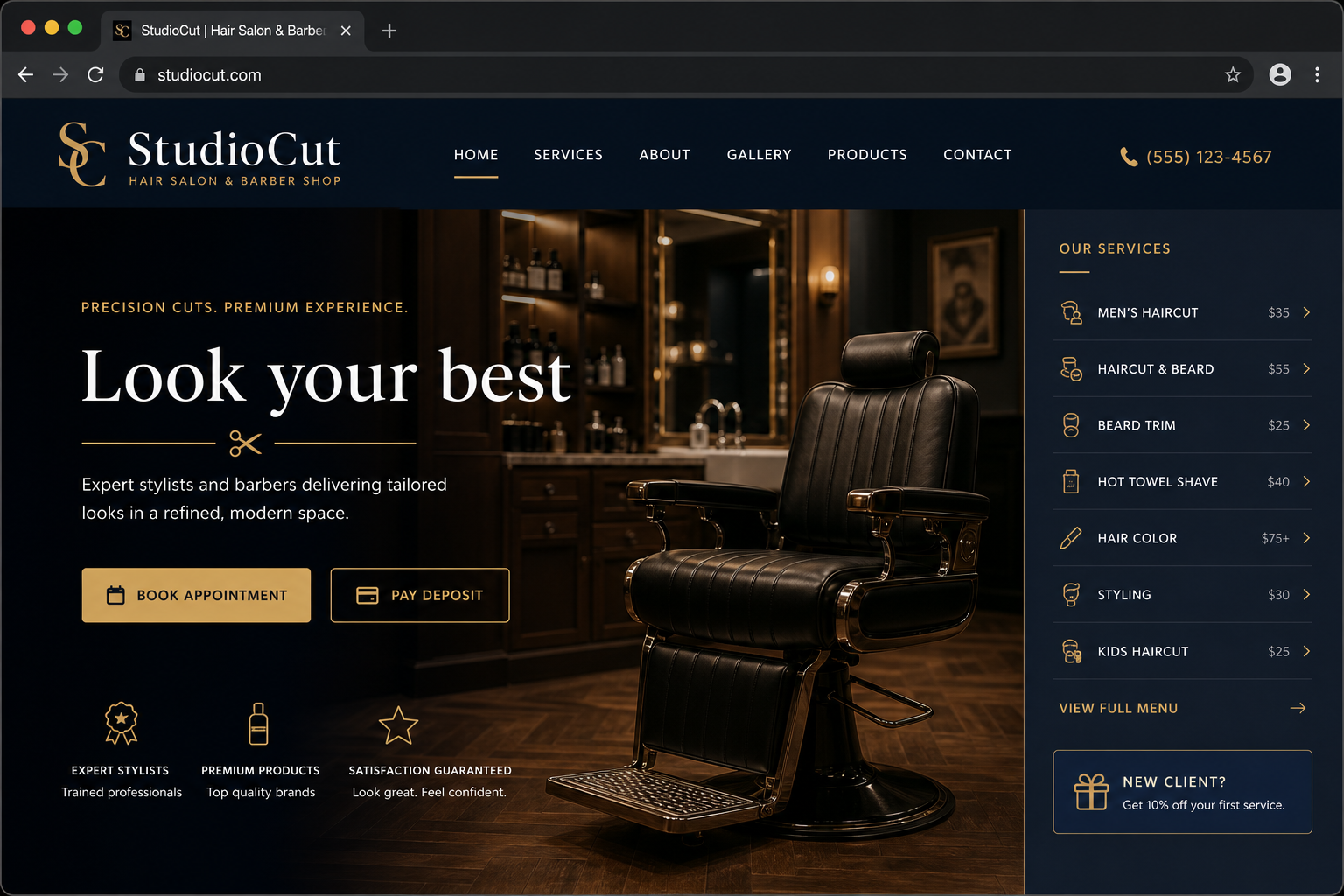 Hair salon & barber