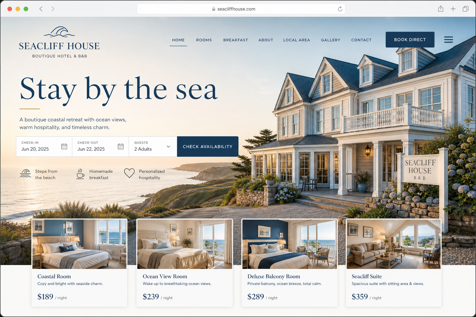 Hotel, B&B & rentals