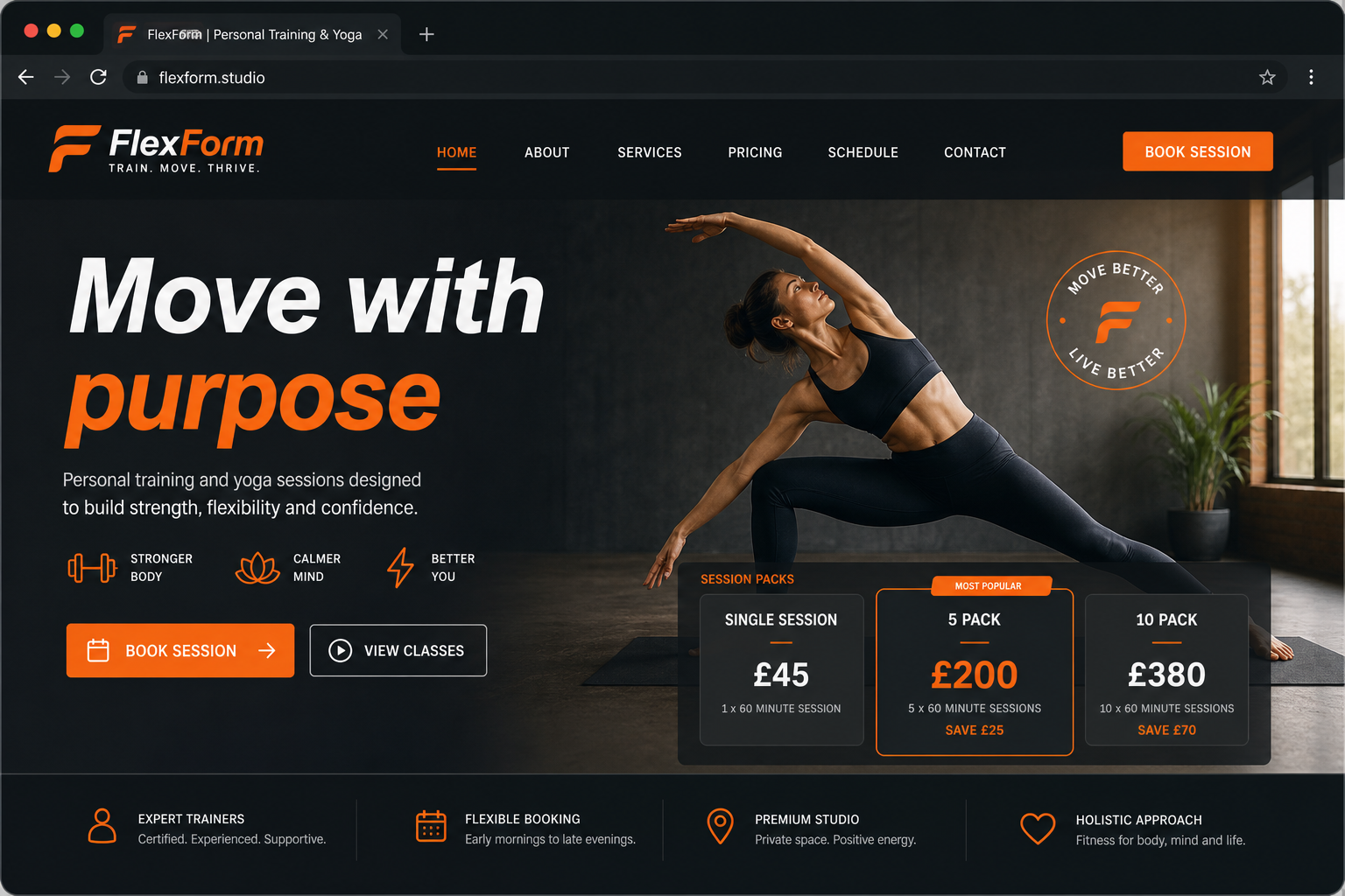 Personal trainer & yoga