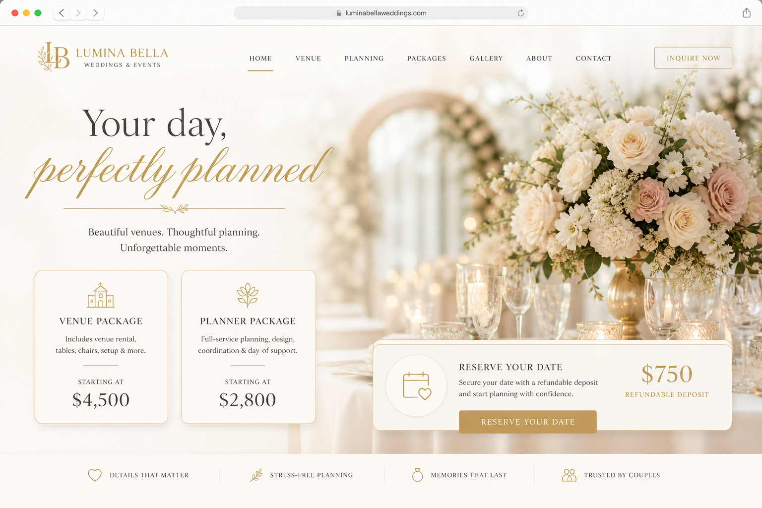 Wedding & event vendors